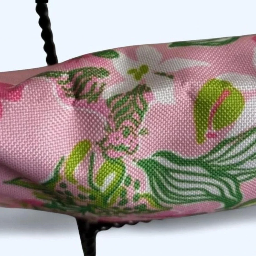 Lilly Pulitzer for Estée‎ Lauder Pink & Green Floral Makeup Bag